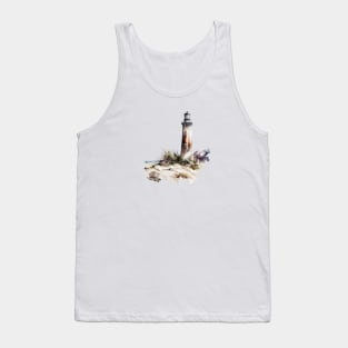 Lighthouse Watercolor - Original Artwork Tank Top